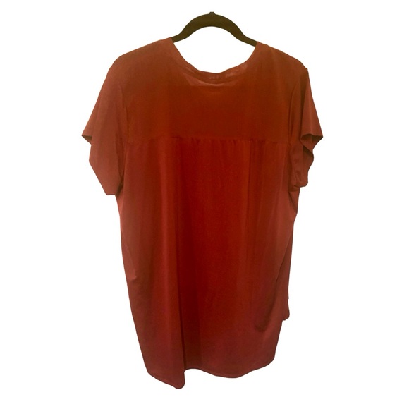 Champion Tee Workout Tee Tunic Burgundy Shoulders & Upper Back Mesh Size XL - Picture 4 of 4